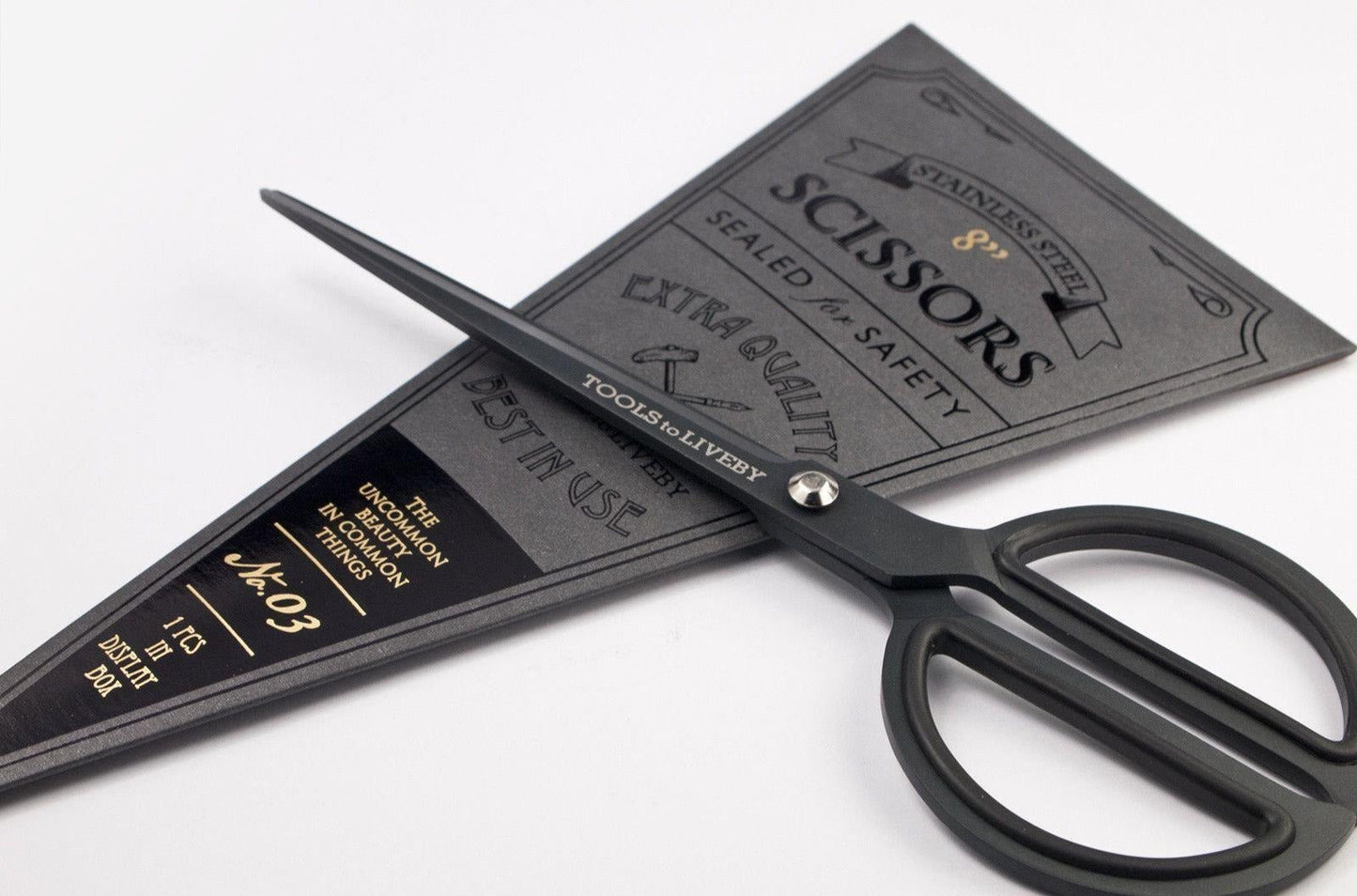 Tools to Liveby Black Scissors 8"