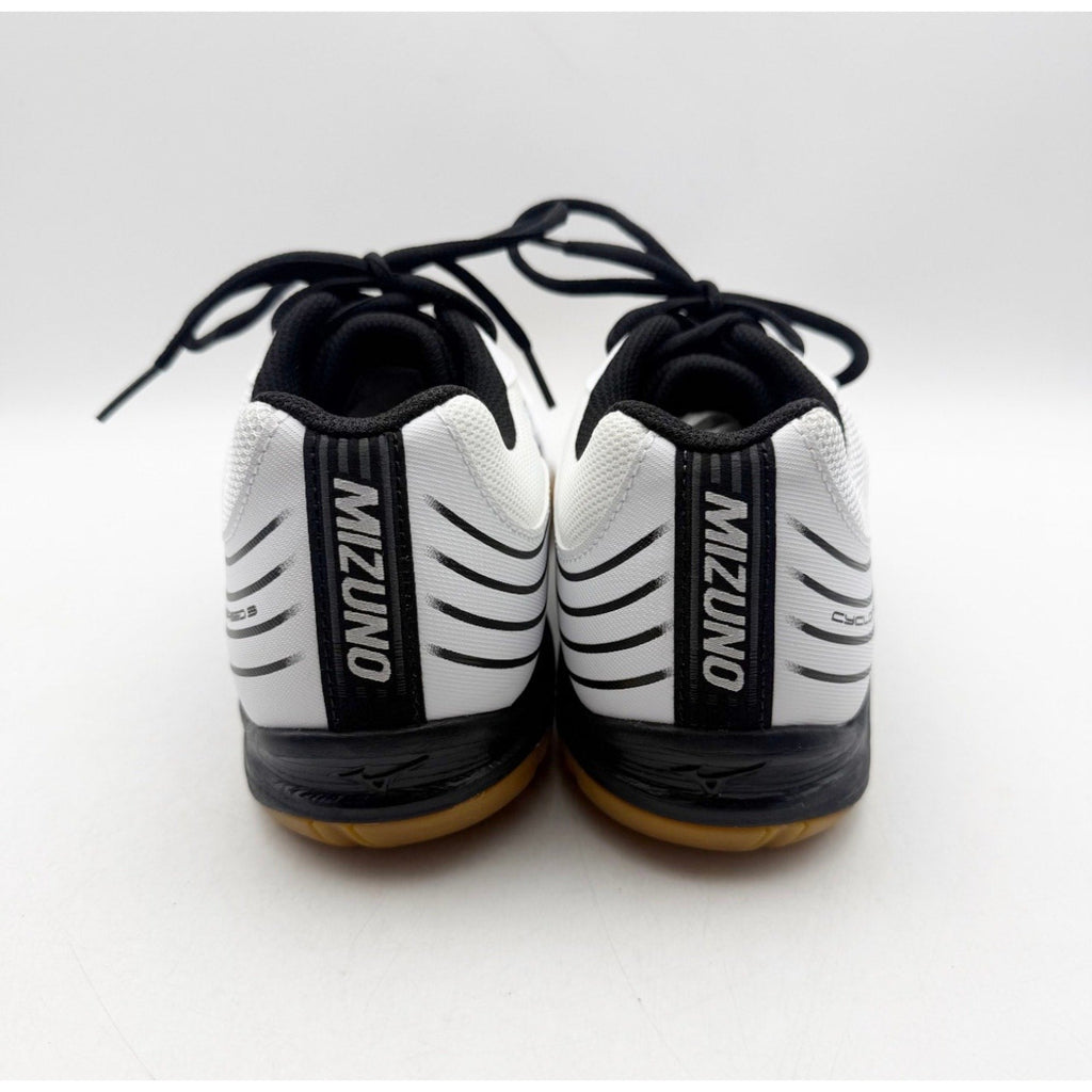 MIZUNO Womens Cyclone Speed 3 Volleyball Shoes Size 9.5 White Black Lace Up NIB