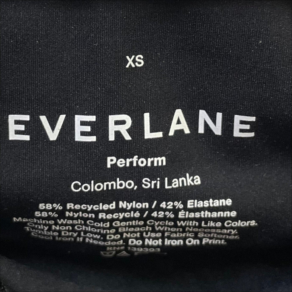 Everlane Womens The Perform Pocket Leggings XS Black High Waist NWT