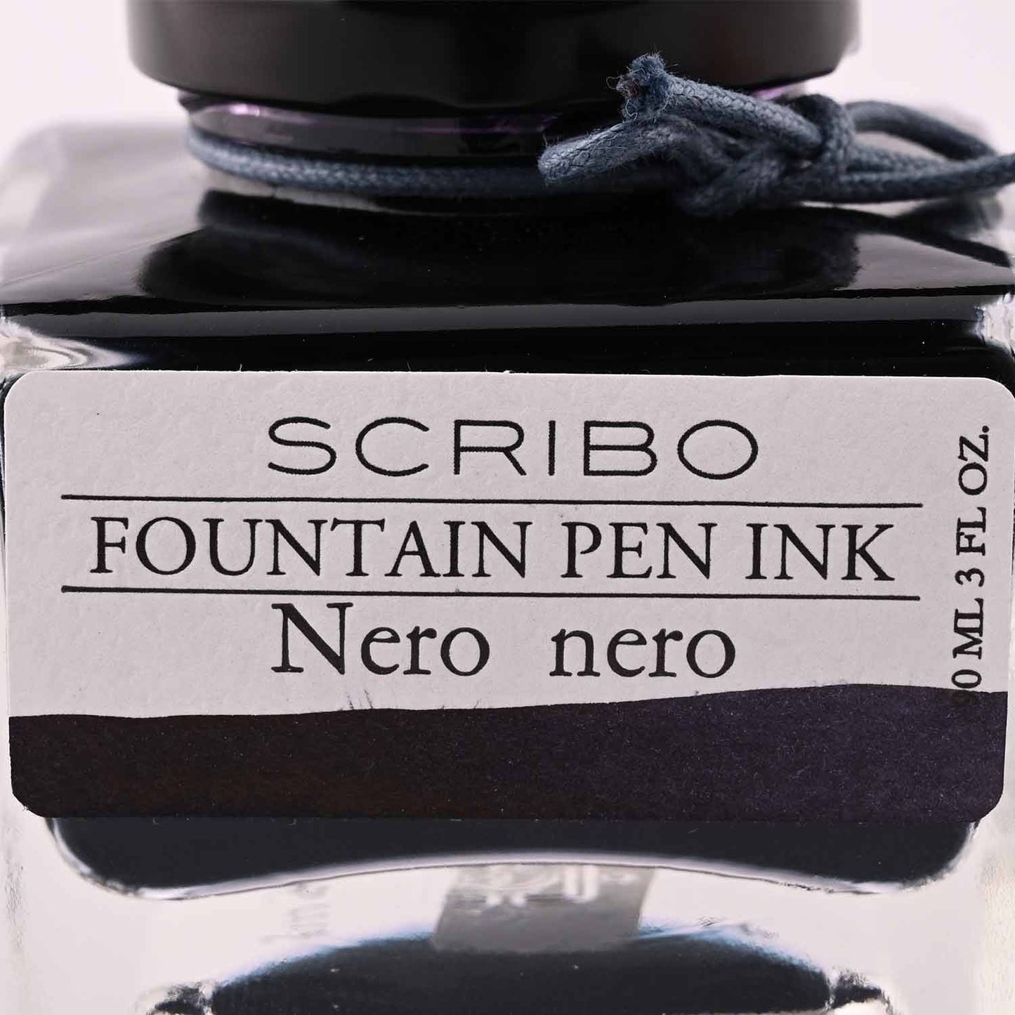 Scribo Nero Ink Bottle- Black - 90ml