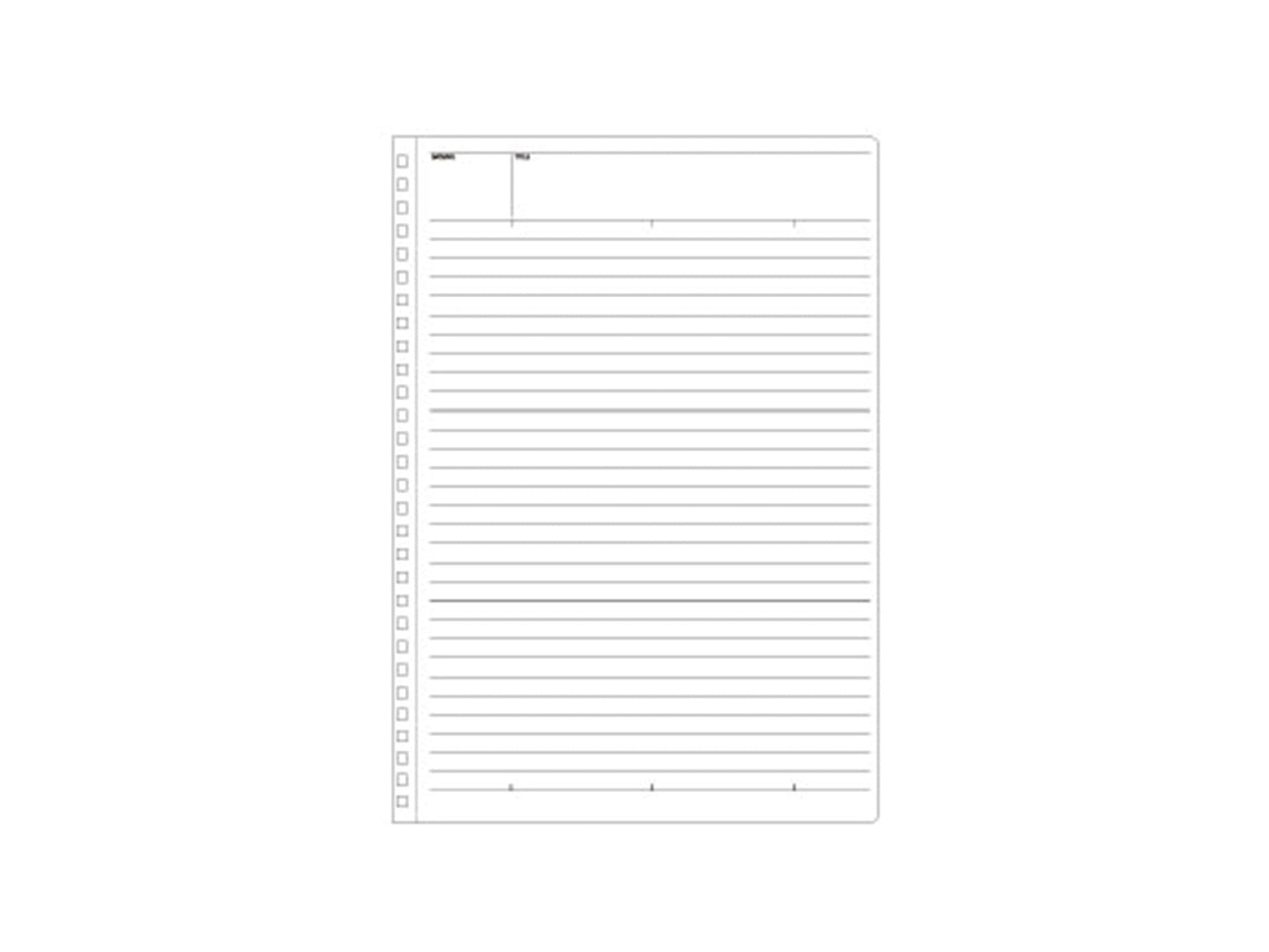 Maruman Mnemosyne Notebook - B5 Lined