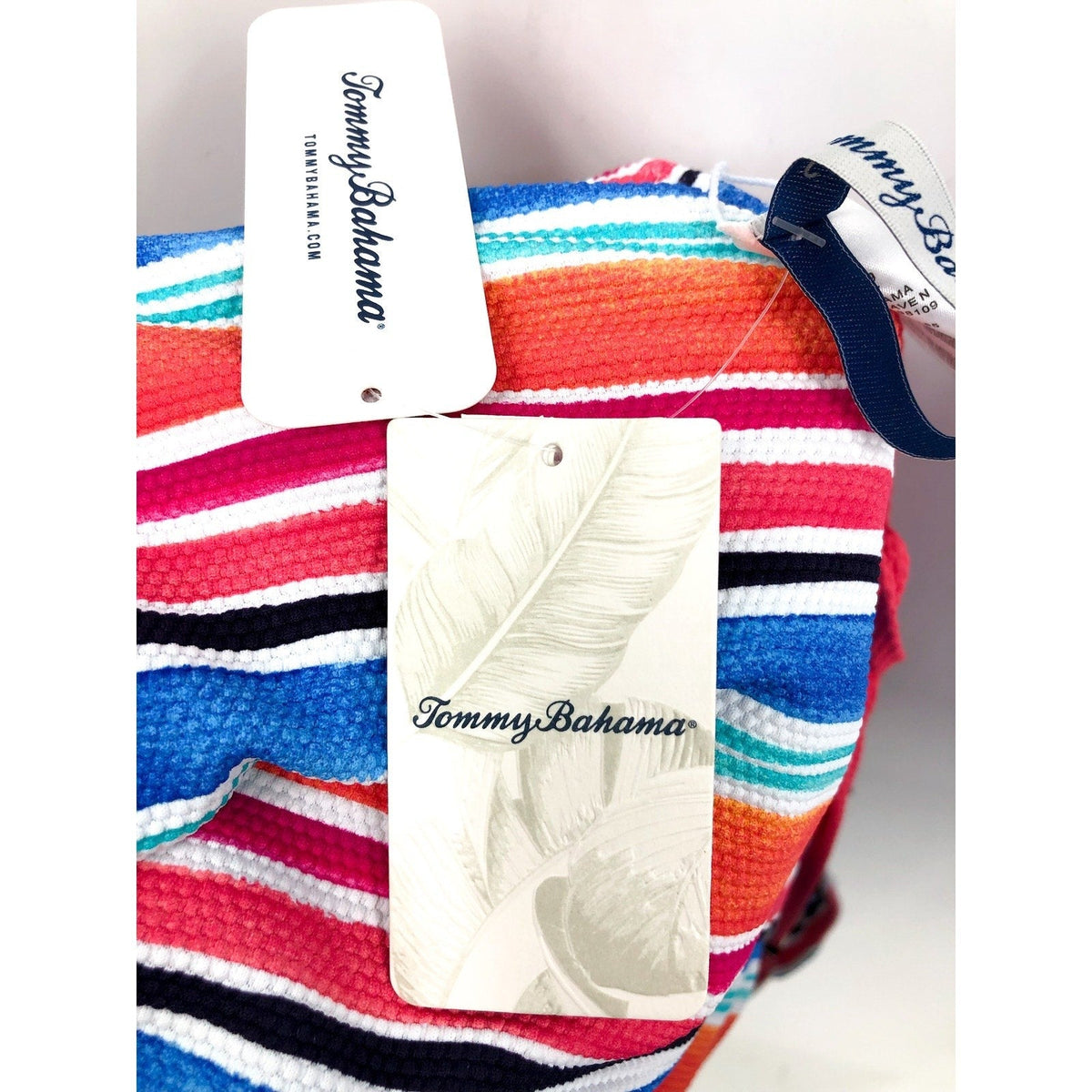 TOMMY BAHAMA Island Cays Oasis One-Piece Swimsuit Size 14 Pink Reversible NWT