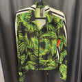 Norma Kamali Nylon Print Zip Up TOPS Large