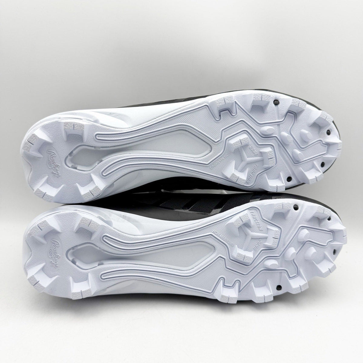 Rawlings Mens Savage Low Baseball Cleats Size 13 Black White Athletic NWOB