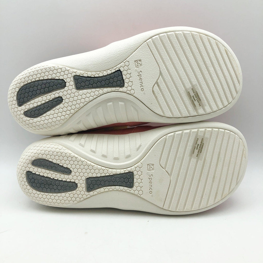 Spenco Womens SIESTA NUEVO Casual Slides Size 7.5 Pink Canvas Slip On Shoes NIB