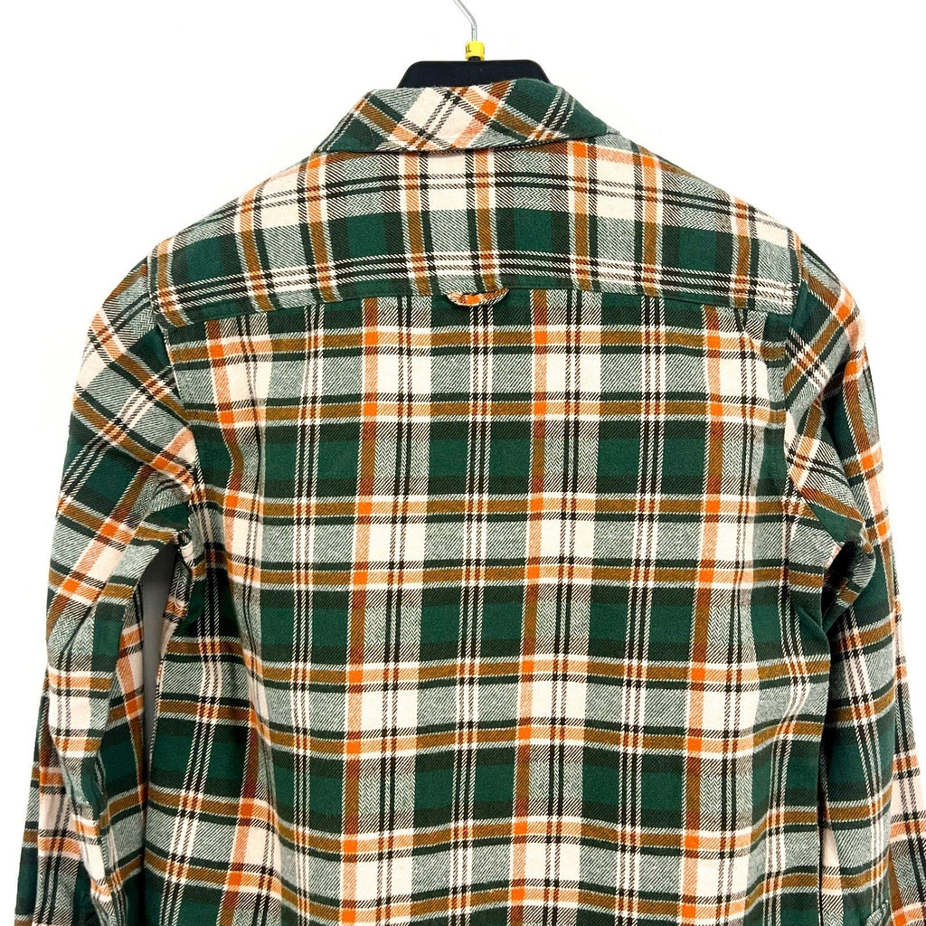 PRANA Women's Golden Canyon Flannel Shirt Small Soft Pine Green Plaid NWT