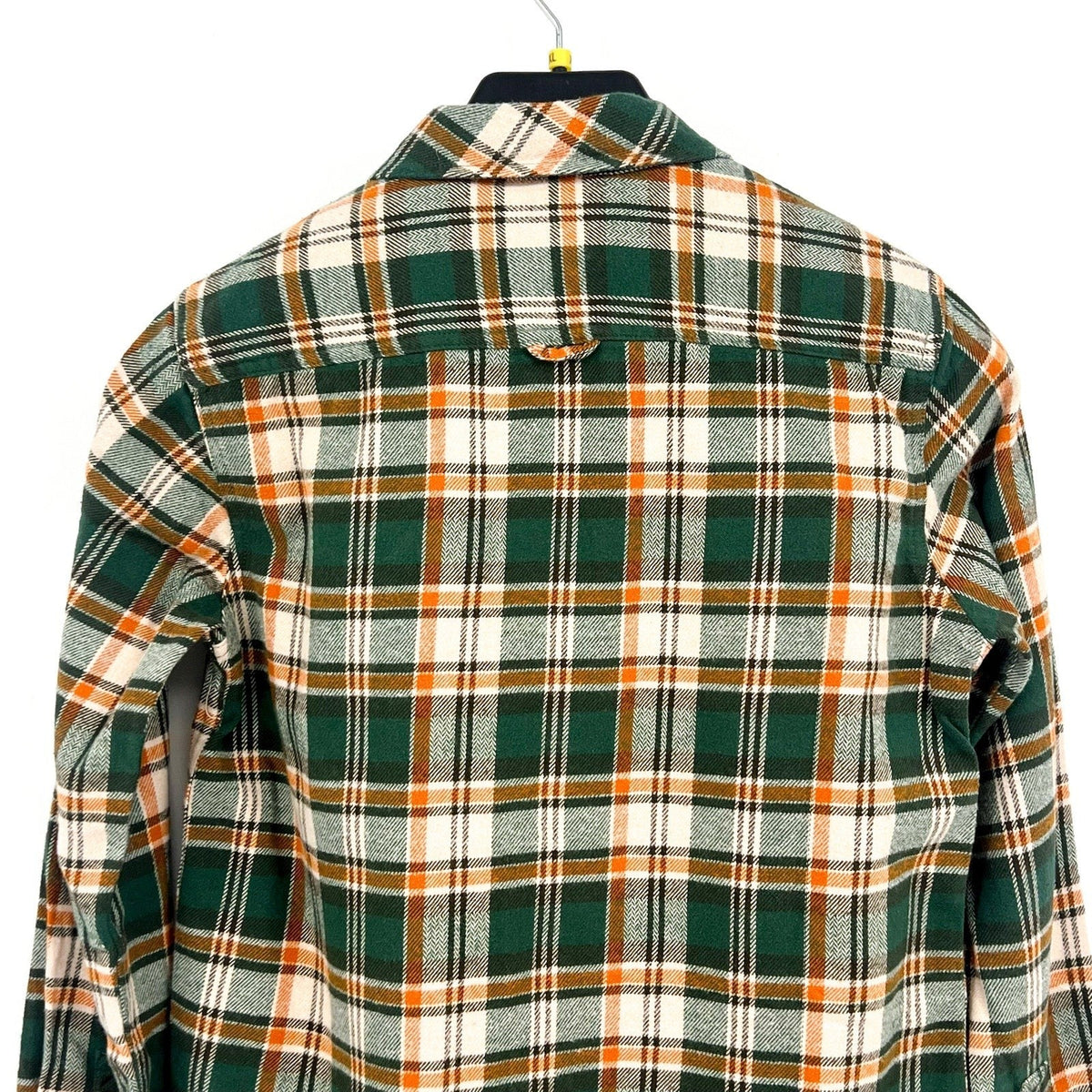 PRANA Women's Golden Canyon Flannel Shirt Small Soft Pine Green Plaid NWT