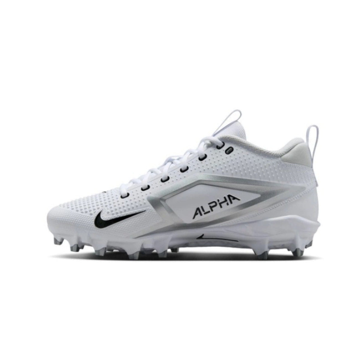 Nike Mens Alpha Menace 4 Varsity Molded Football Cleats Size 13 White Black NWOB