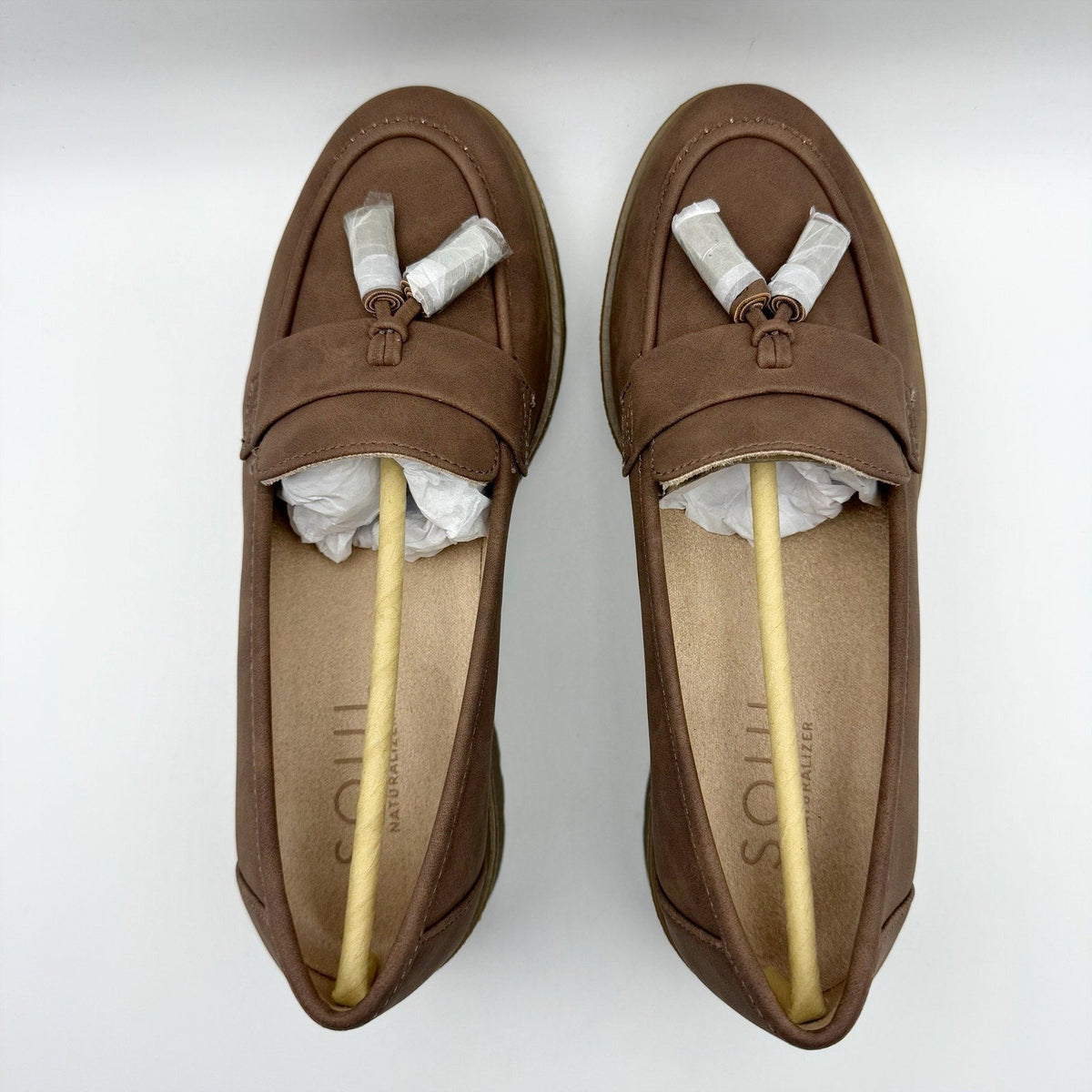 Soul Naturalizer Womens Josie Loafers Size 9.5M EU 40.5 Brown Slip-on NIB