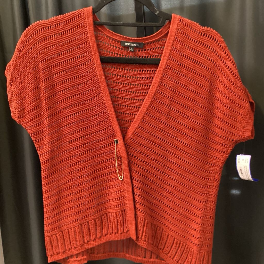 Lafayette 148 Perforated SS Knit SWEATERS Small