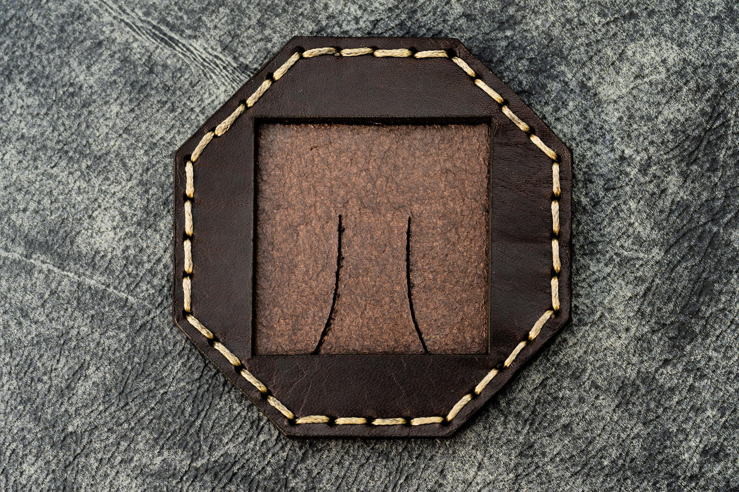 Leather Photo Frame Octagon