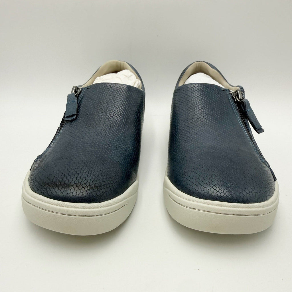 SoftWalk Womens Arezzo Casual Sneakers Size 10.5 M Blue Snake Leather NIB