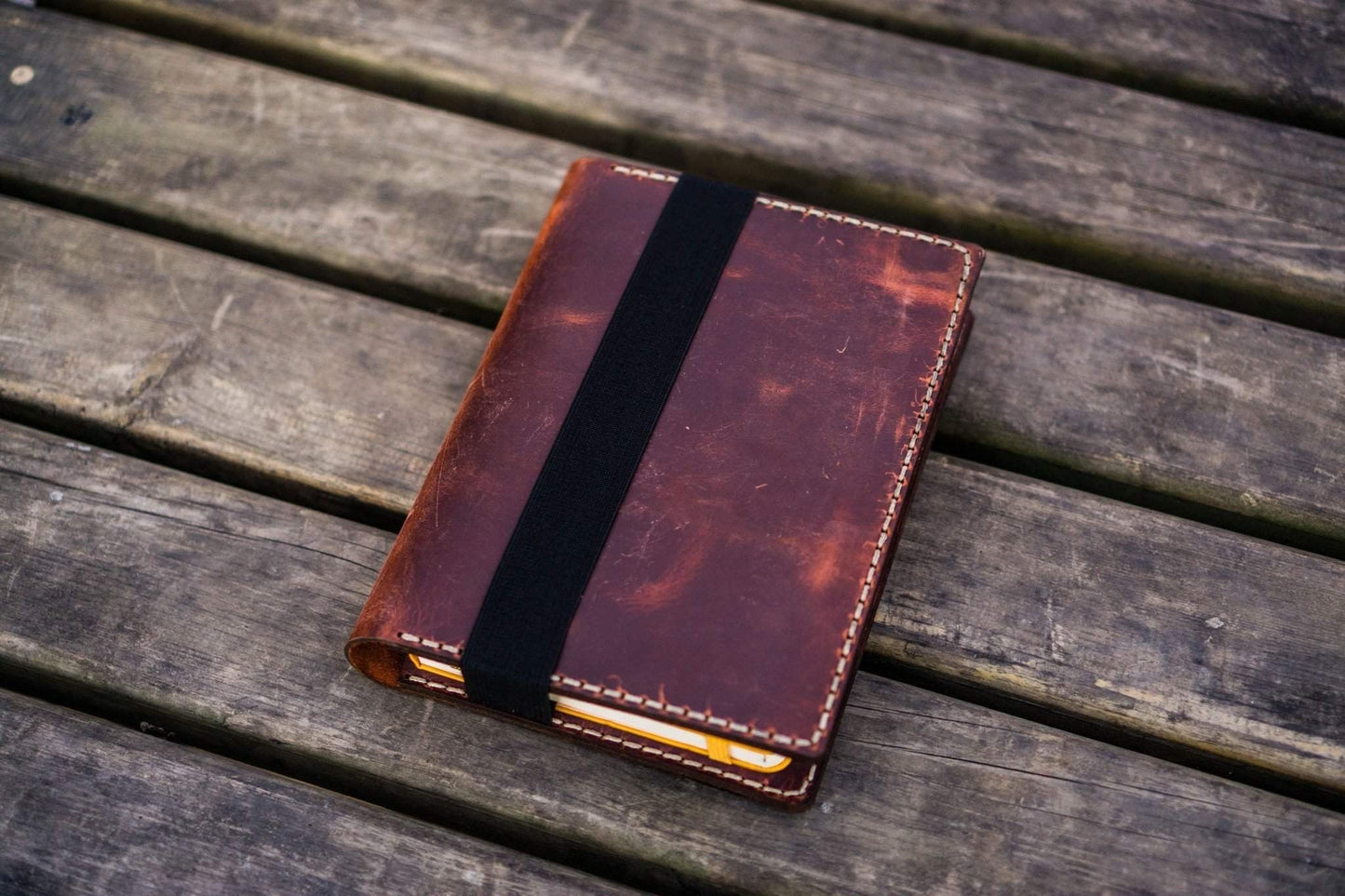 iPad Mini & Large Moleskine Cover - Crazy Horse Orange