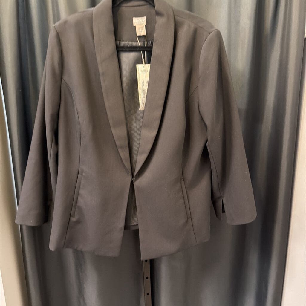 Chicos NWT Blazer Black Label JACKETS 2