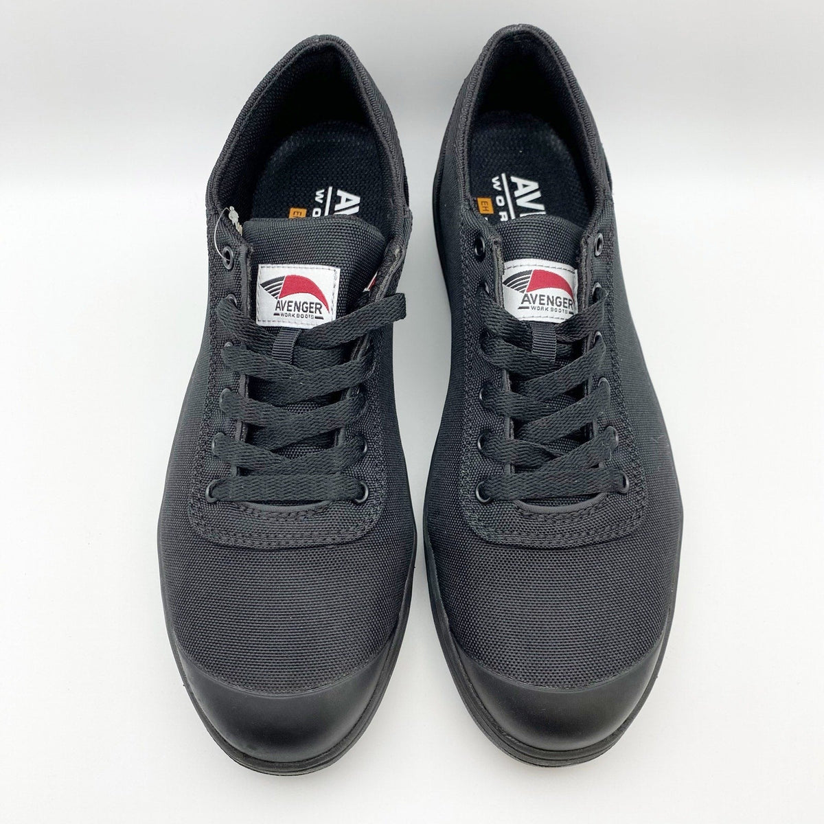 Avenger Mens Blade Low Work Shoes 9 WIDE Black Comp Toe A123 SR EH NIB