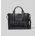 MARC JACOBS The Leather Medium "The Tote Bag" Black Zipper Top H004L01PF21 NWT