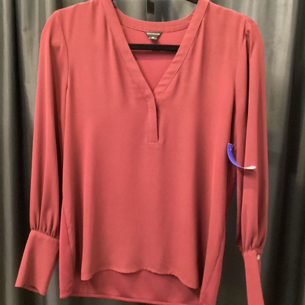 Ann Taylor V-Neck L/S TOPS XS