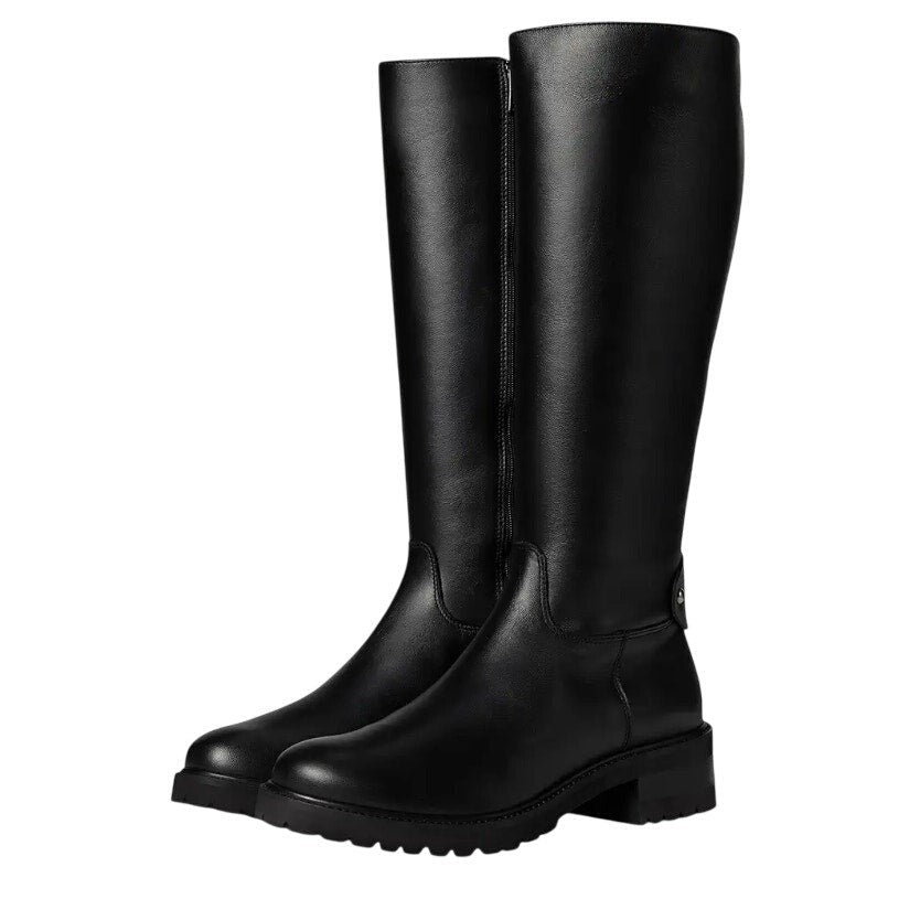 La Canadienne Womens Cate Knee High Boots US Size 9 EU 39 Black Leather NWOB