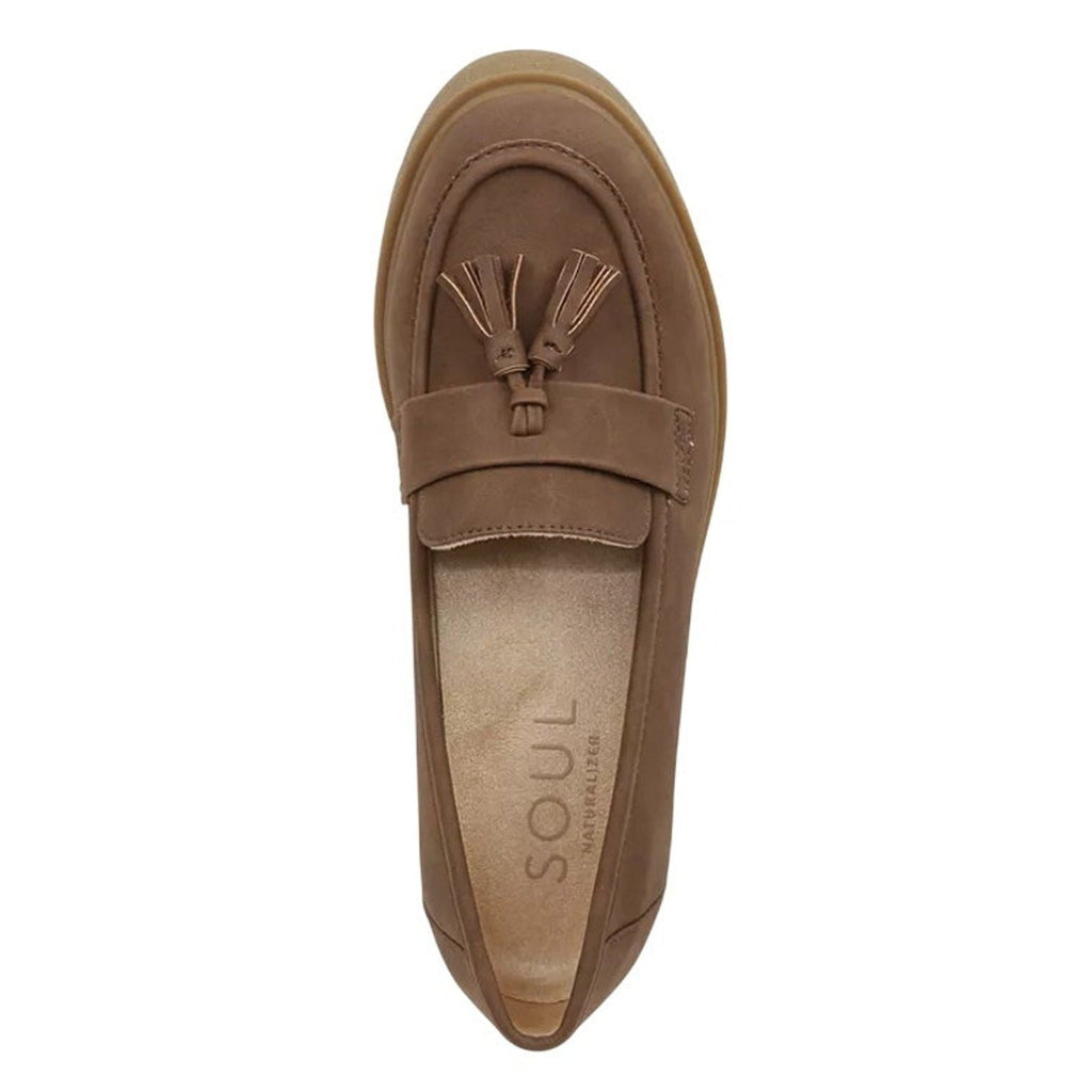 Soul Naturalizer Womens Josie Loafers Size 9.5M EU 40.5 Brown Slip-on NIB