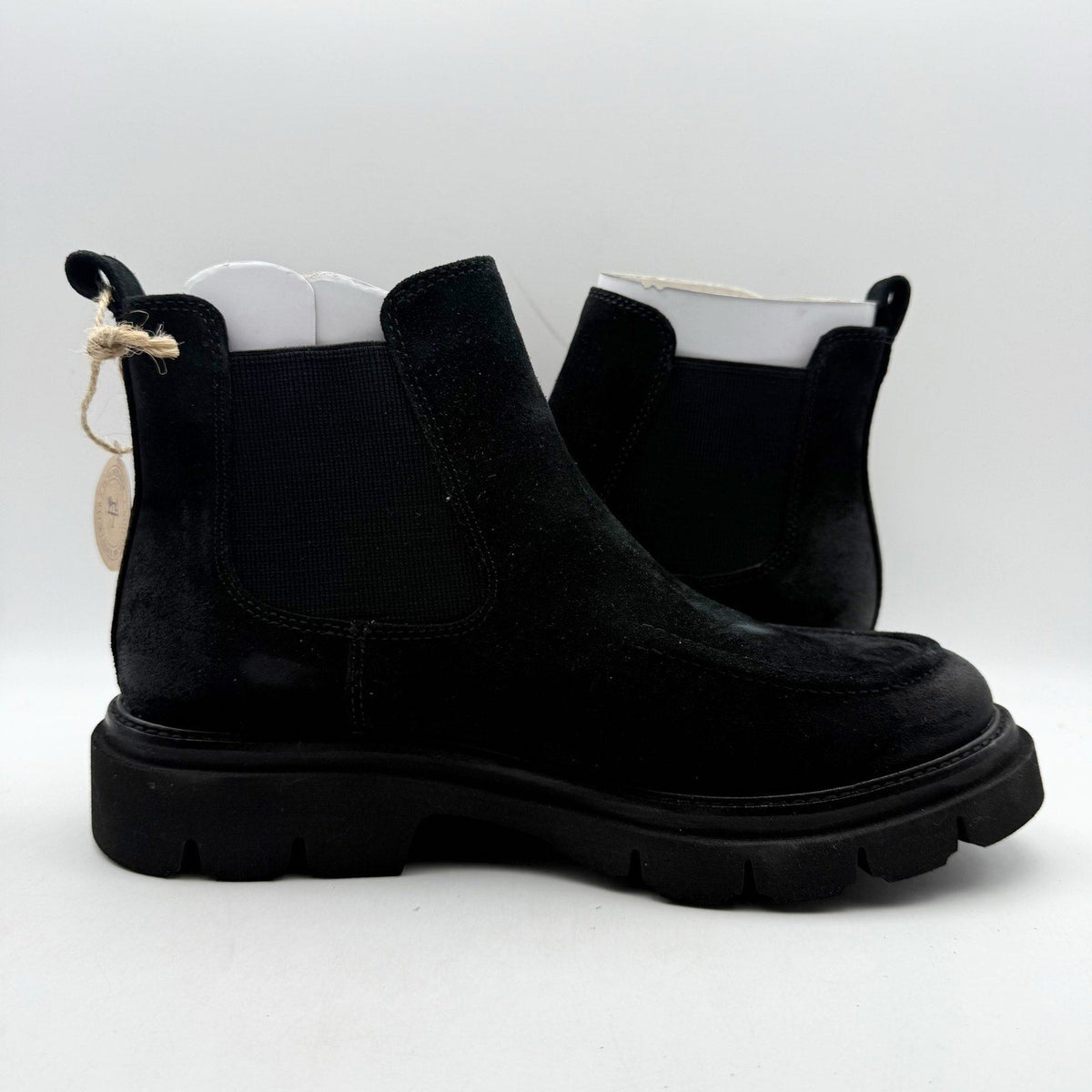 Sofft Womens Samira Chelsea Ankle Boots Size 9 M EU 39.5 Black Suede NIB