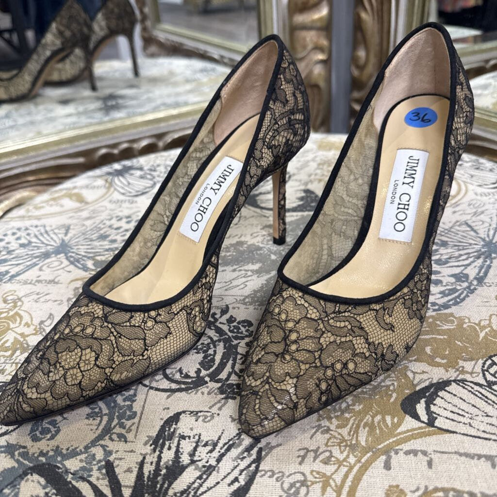Jimmy Choo NEW Lace Pumps SHOES 36