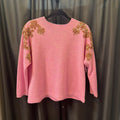 J Crew Merino Wool Sequin Flowers SWEATERS S