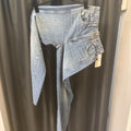 Free People NWT High Rise Straight JEANS 25