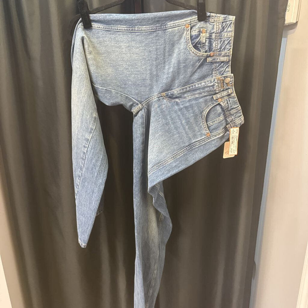 Free People NWT High Rise Straight JEANS 25