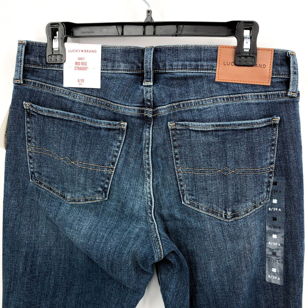 LUCKY BRAND Women's Sweet Straight Leg Jeans 29x30 US 8 Twilight Blue NWT