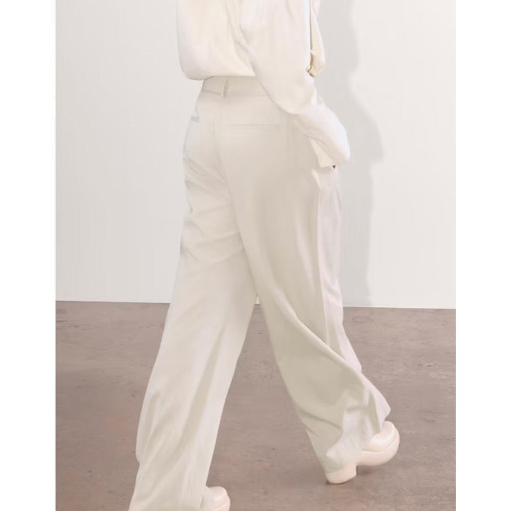 EVERLANE Women's Way High Drape Pants Size 12S Khaki 29" Inseam Sandstone NWT