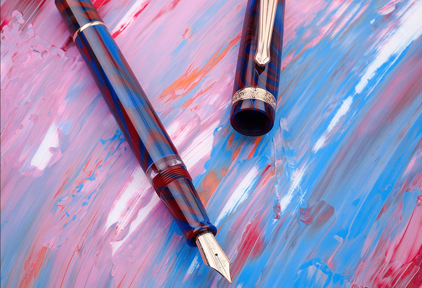 Nahvalur Schuylkill Dragonet Sapphire Limited Edition Fountain Pen