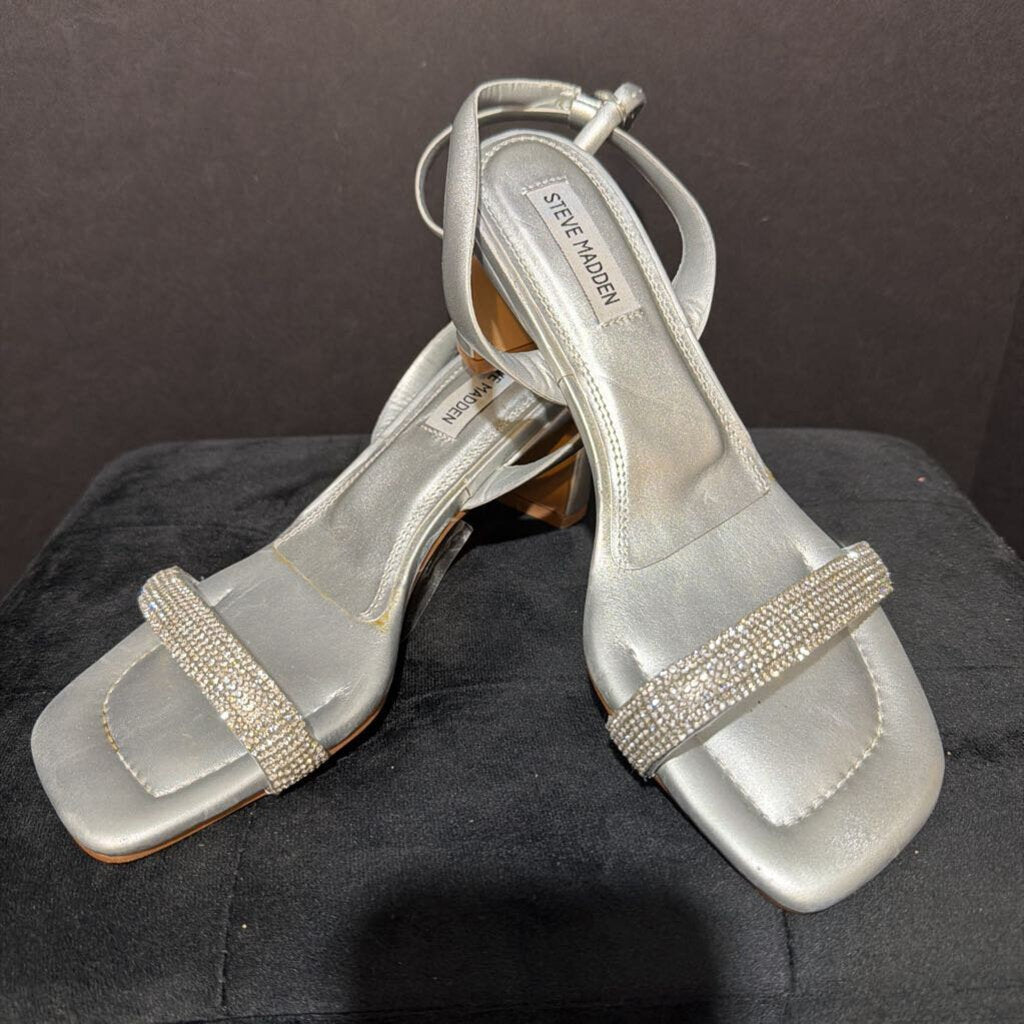 Steve Madden Sparkle Block Heel SHOES 8.5