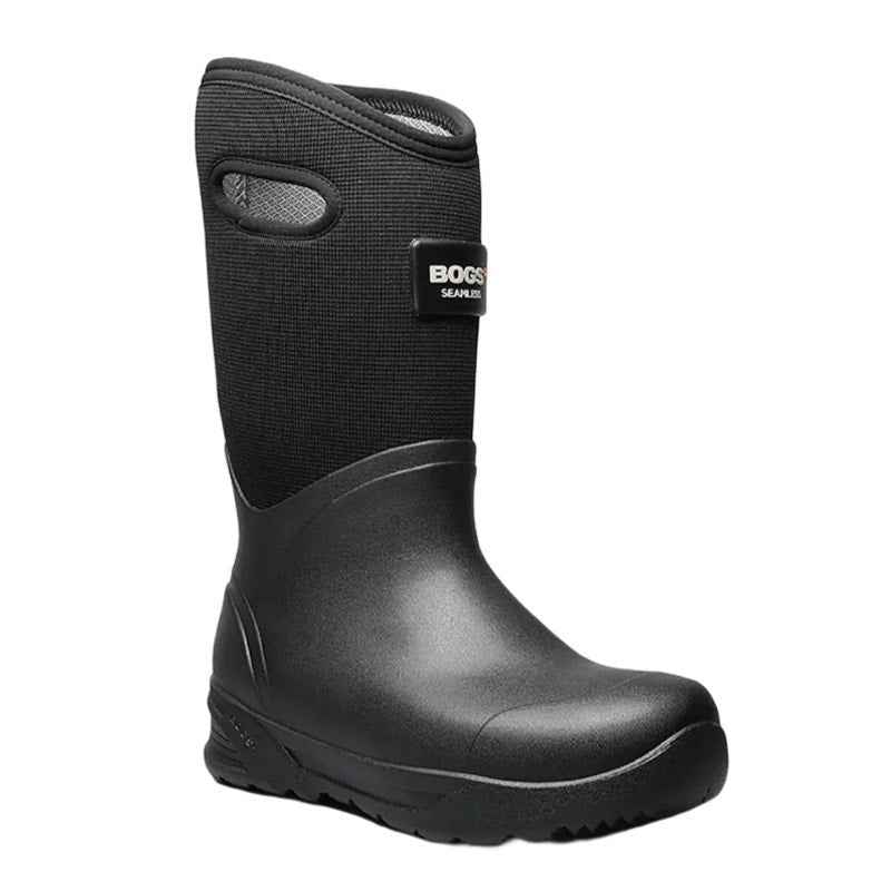 Bogs Mens Bozeman Tall Boots US 12 EU 45 Black Waterproof Pull On NIB